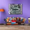 Family Is Everything Canvas Wall Art