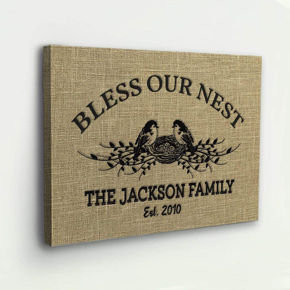Personalized Family Wall Art -30"x20"