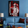 Personailzed Firefighter Canvas Art