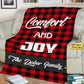 Comfort And Joy, Personalized Blanket For Family
