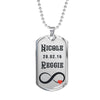 Personalized Necklace For Couple