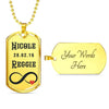 Personalized Necklace For Couple