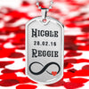Personalized Necklace For Couple