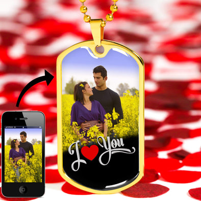Personalized Photo Necklace For Your Loved One