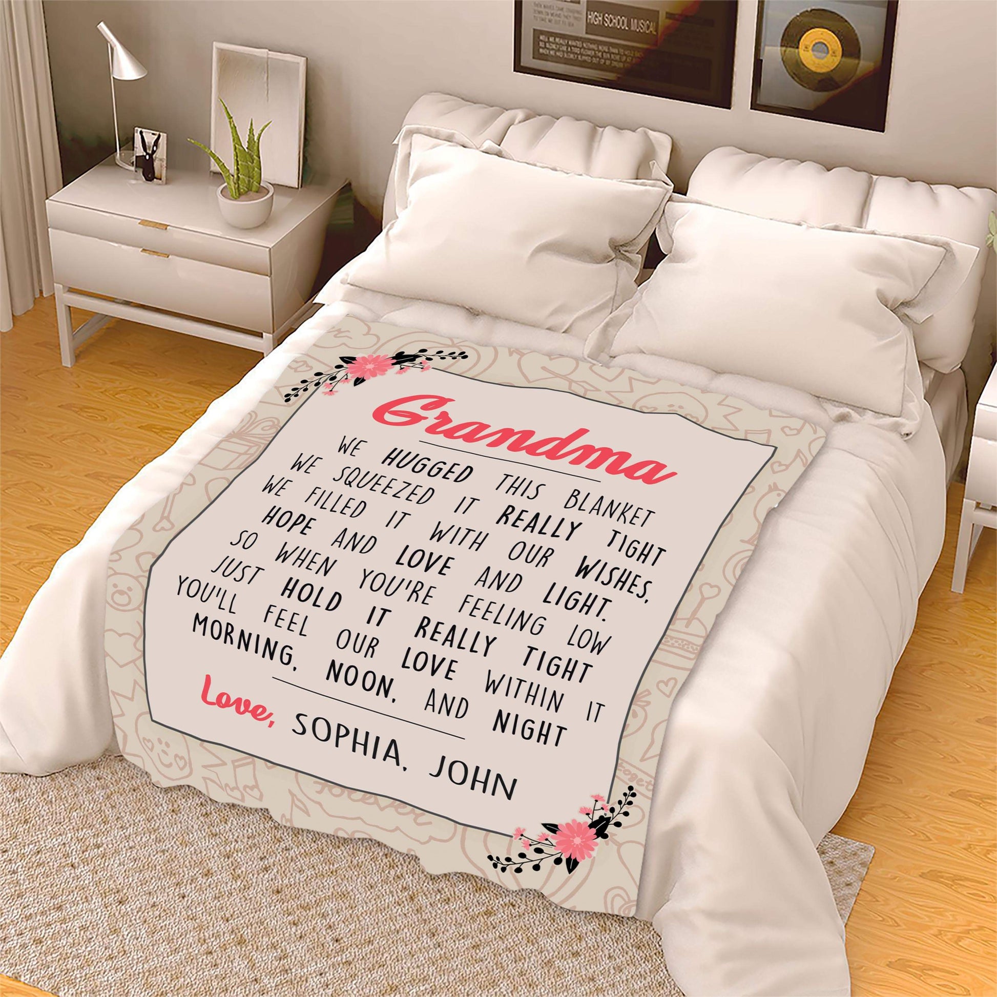 Customized Blanket Customized Blanket For Grandparents