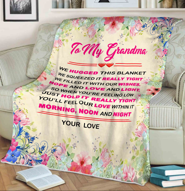 Customized Blanket To My Grandma Blanket