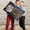 Customized Canvas City Themed Customized Canvas With Multi Names