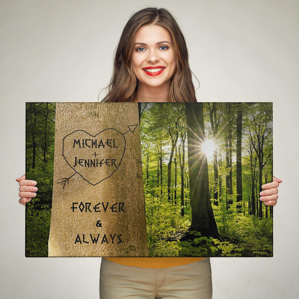 Customized Canvas Family Tree Color Customized Canvas With Multi Names