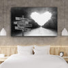 Customized Canvas Love Black and White Customized Canvas With Multi Names