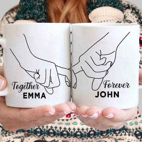 Customized Together & Forever Mugs For Couples