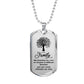 "Family Is Like A Tree"  Military Family Necklace