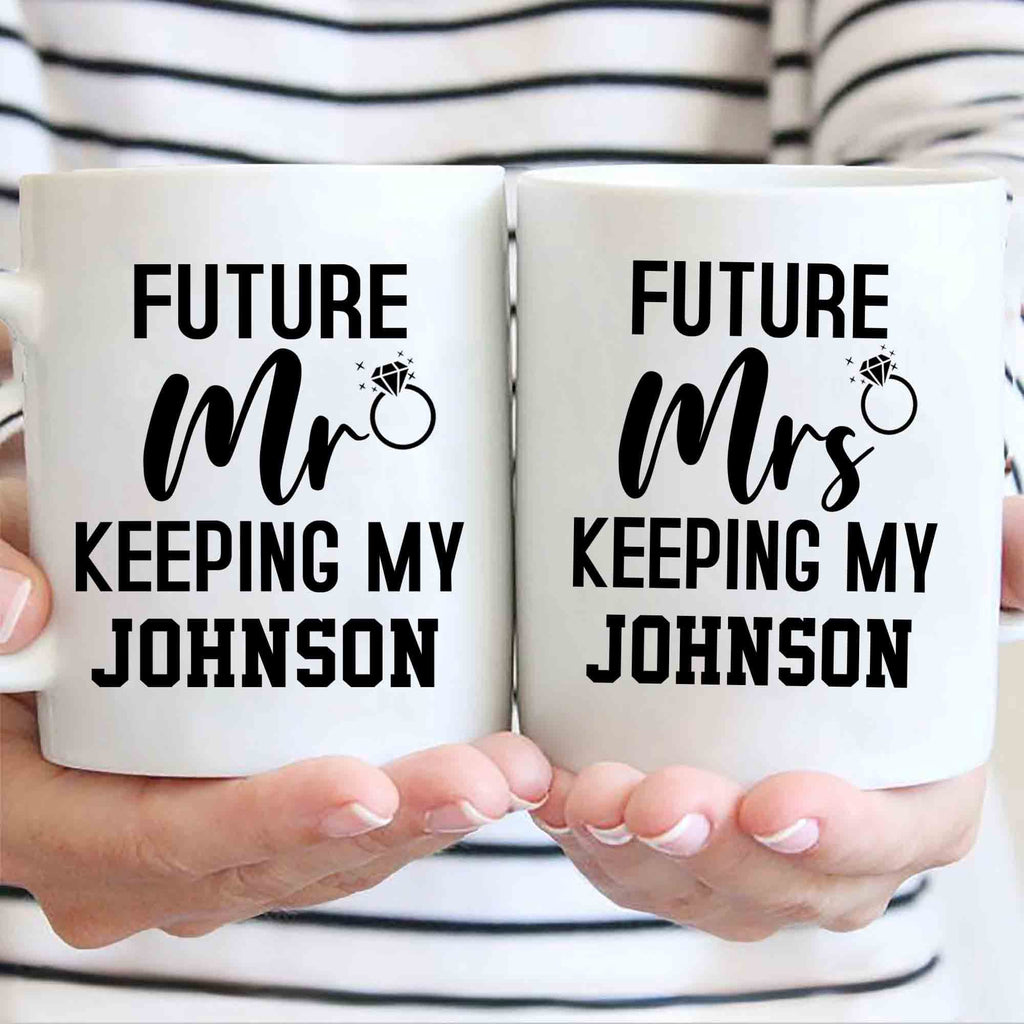 11Oz Future Mr. & Mrs. Customized Ceramic Mug For Couple