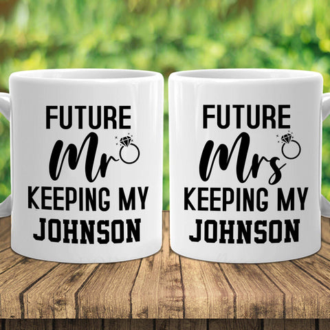 Future Mr. & Mrs. Customized Ceramic Mug For Couple