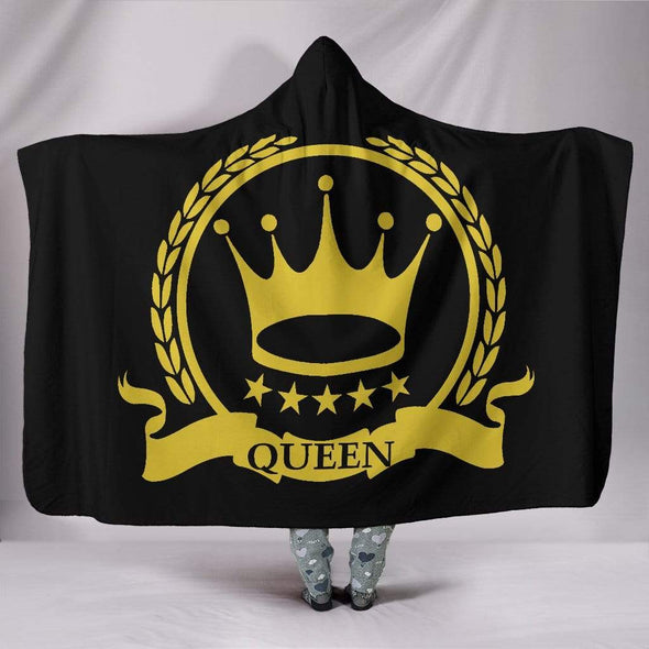 Golden Queens Hooded Blanket