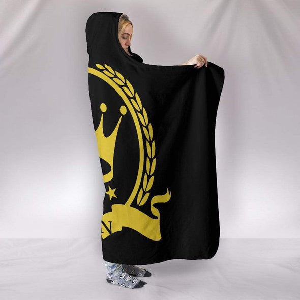 Golden Queens Hooded Blanket