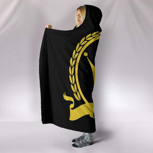 Golden Queens Hooded Blanket