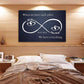 Infinity Canvas Custom Infinity Love Canvas Wallart