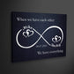 Infinity Canvas Custom Infinity Love Canvas Wallart