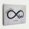 Love Infinity Custom Canvas Wall Art