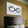 Love Infinity Custom Canvas Wall Art