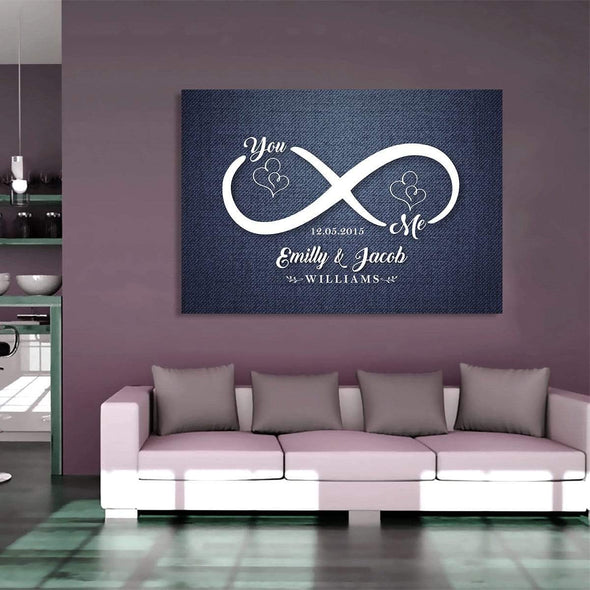 New Edition - Infinity Love Custom Canvas
