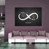 Personalized Infinity Love Wall Art