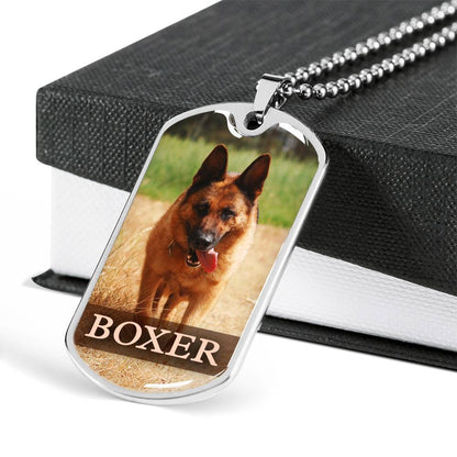 Customized Dog Image Necklace