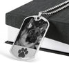 Dog Image Military Chain Necklace For Pet Lover