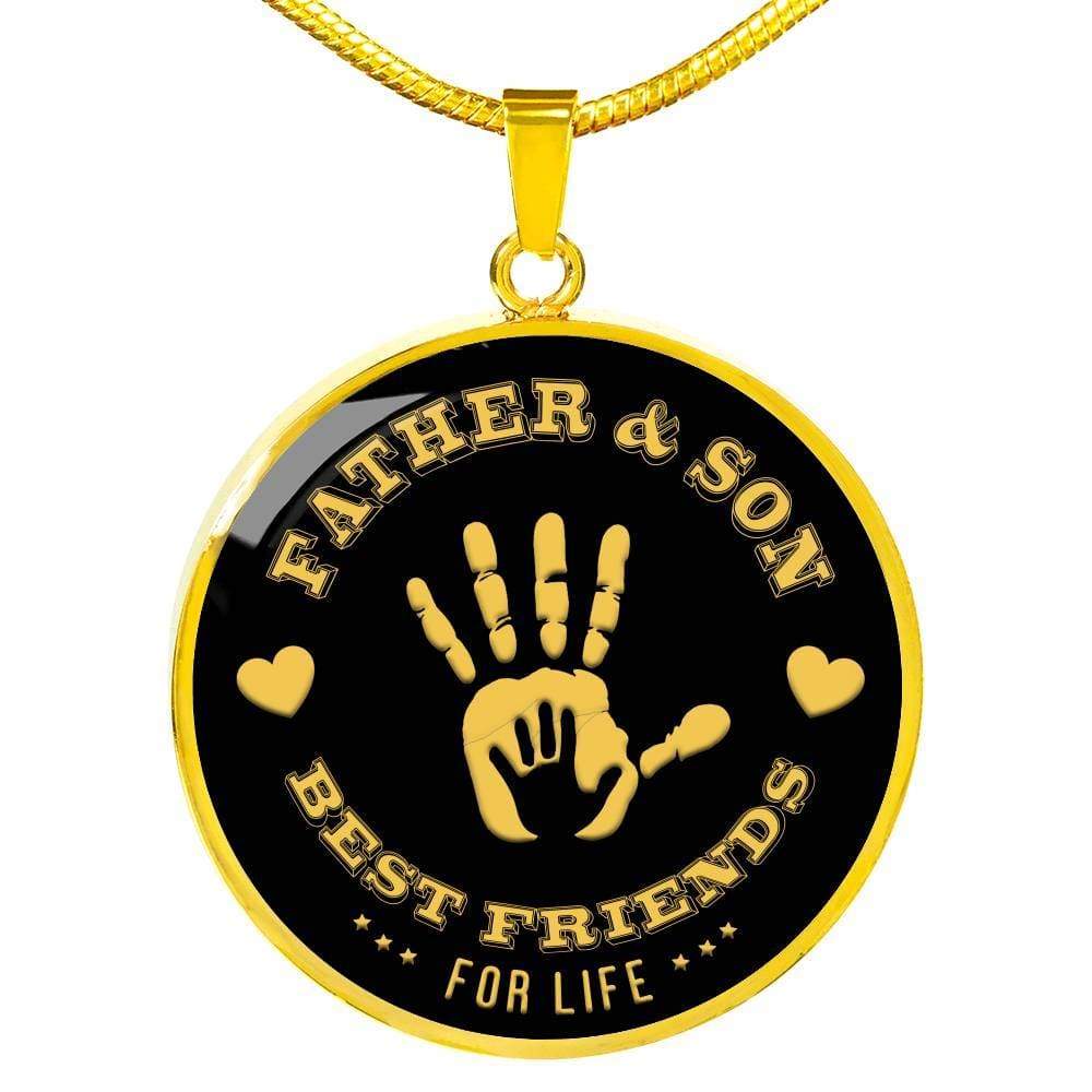 Father & Son Best Friend For Life Necklace