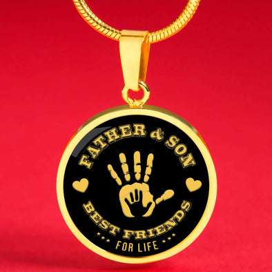 Father & Son Best Friend For Life Necklace