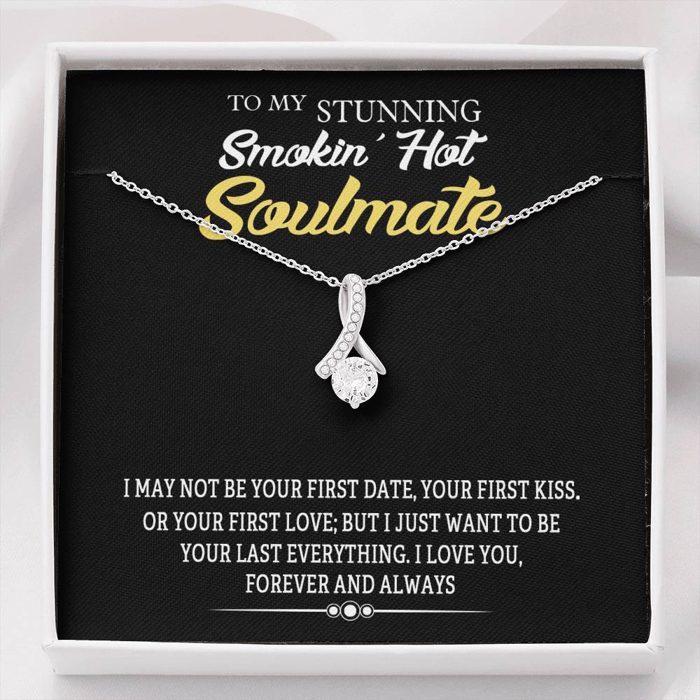 Jewelry Standard Box Forever And Always Alluring Beauty Silver Necklace