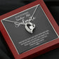 Jewelry Forever And Always Love Heart Necklace For Soulmate