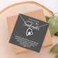 Jewelry Forever And Always Love Heart Necklace For Soulmate