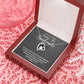 Jewelry Mahogany Style Luxury Box Forever And Always Love Heart Necklace For Soulmate
