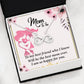 Gifts For Mom To Be Necklace With Message Card