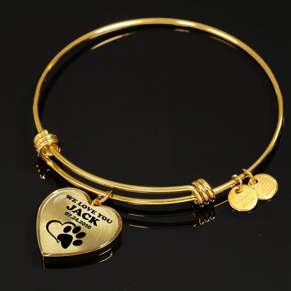 Heart Shape Dog Bracelet