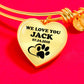 Heart Shape Dog Bracelet