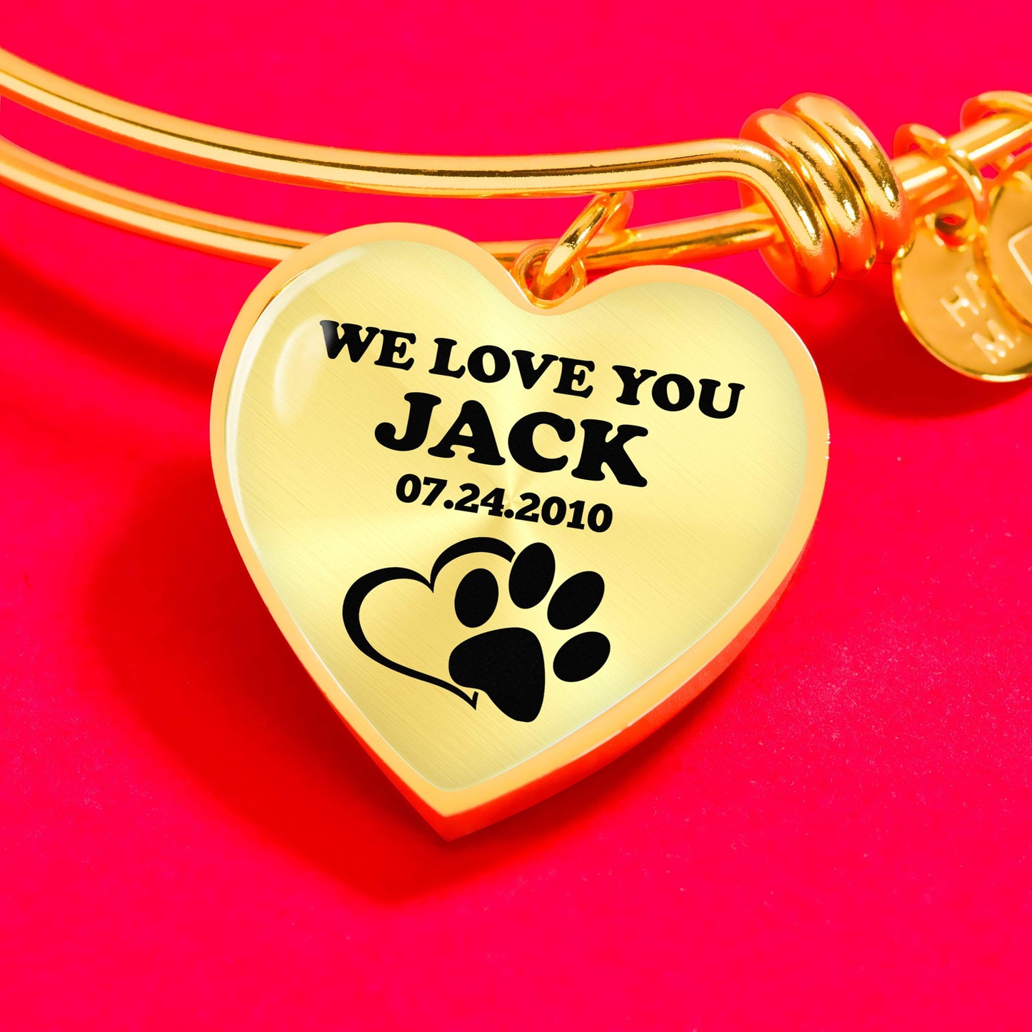 Heart Shape Dog Bracelet