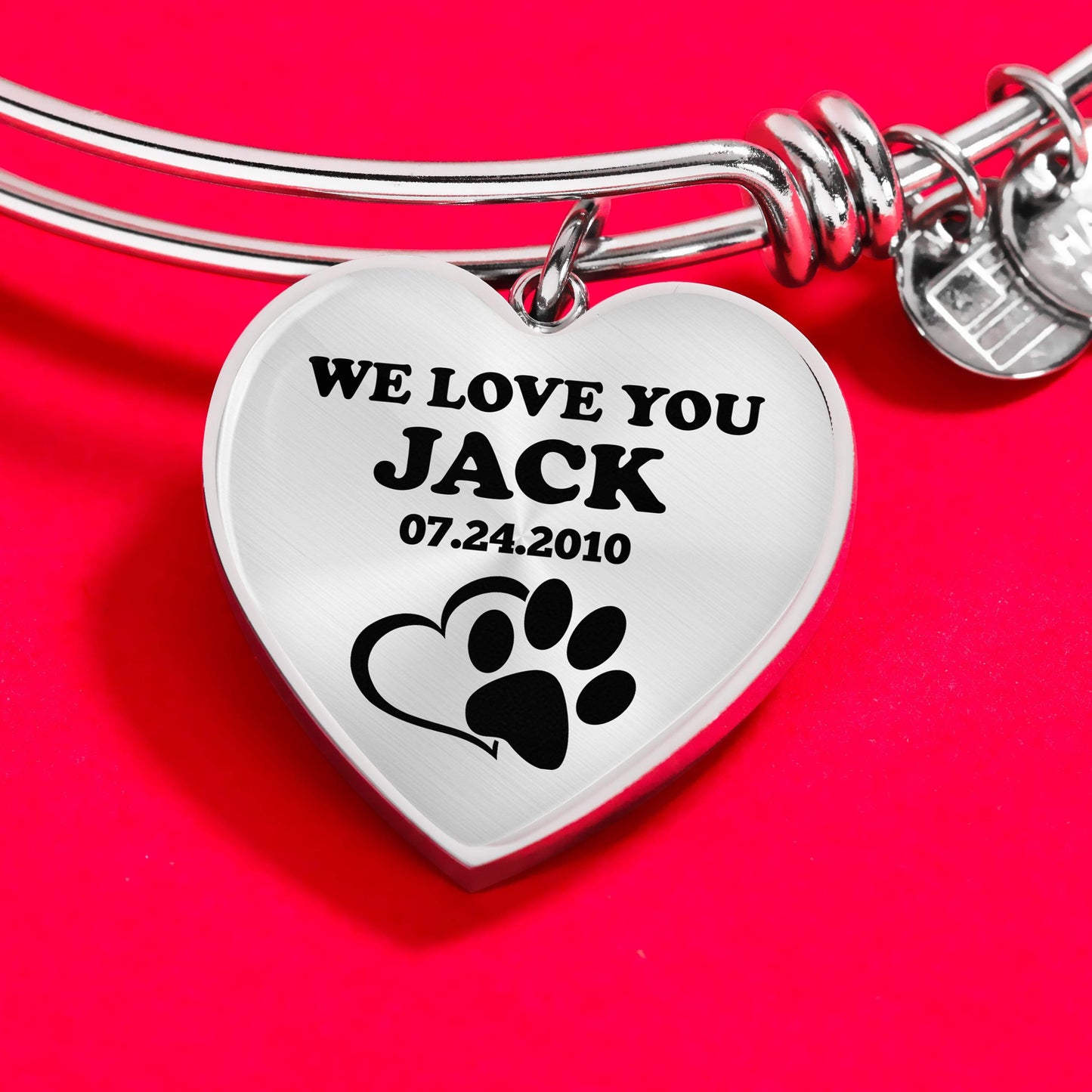 Heart Shape Dog Bracelet