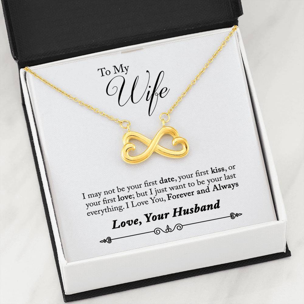 I Love You Forever And Always Custom Infinity Pendant