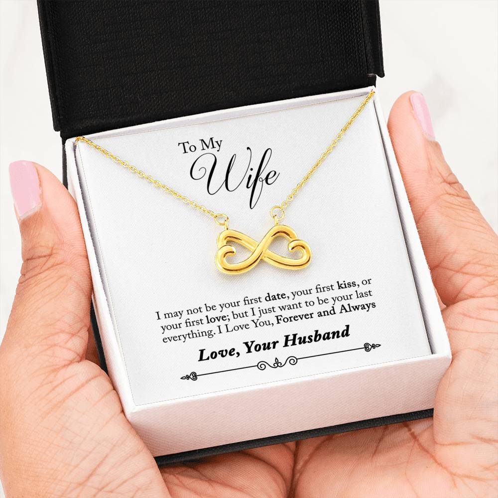 I Love You Forever And Always Custom Infinity Pendant