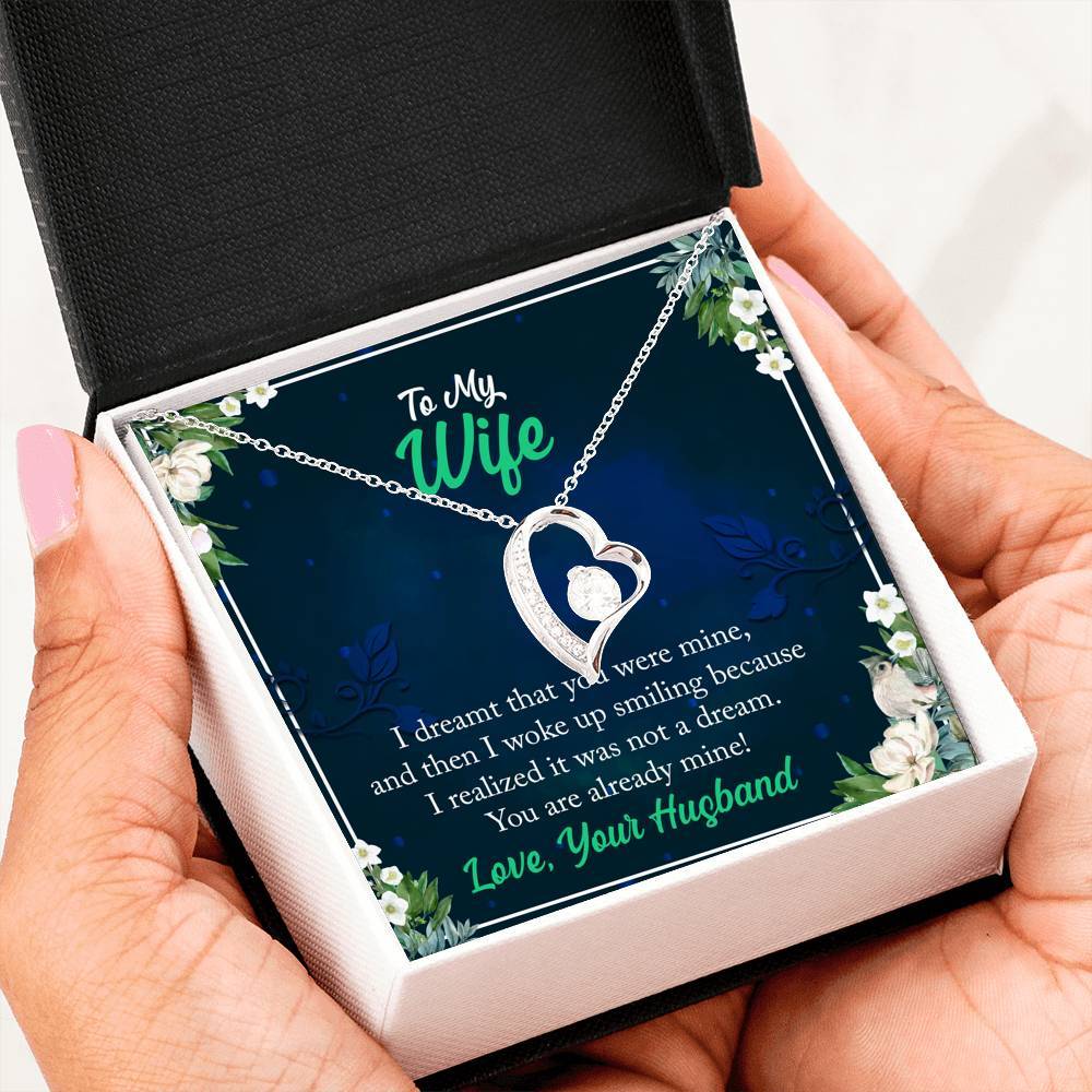 "I Want To Woke Up Seeing You Everyday" Necklace For Wife