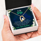 "I Want To Woke Up Seeing You Everyday" Necklace For Wife