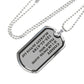 If I Am Found Alone Please Ring, Silver Necklace For Pet Lover