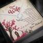 Jewelry 14K White Gold Finish Knot Pendant- Dear Wife You Are My Soulmate