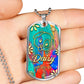 Military Chain Golden Pendant For Dog Lover