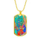 Military Chain Golden Pendant For Dog Lover