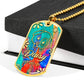 Military Chain Golden Pendant For Dog Lover