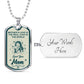 Mother's Love Is The Real Love In The World Necklace