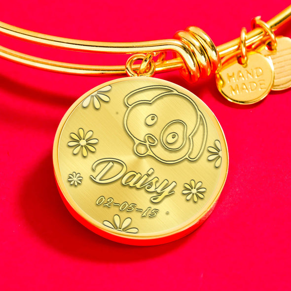 Pet Memorial Gold Bracelet